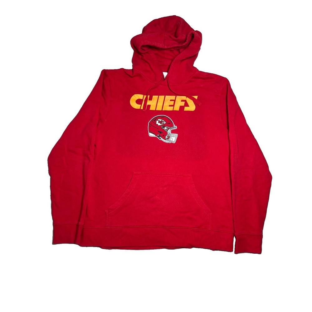 Kansas City Chiefs Men's L Red Hoodie Sweatshirt Fanatics #10 Pacheco Pockets